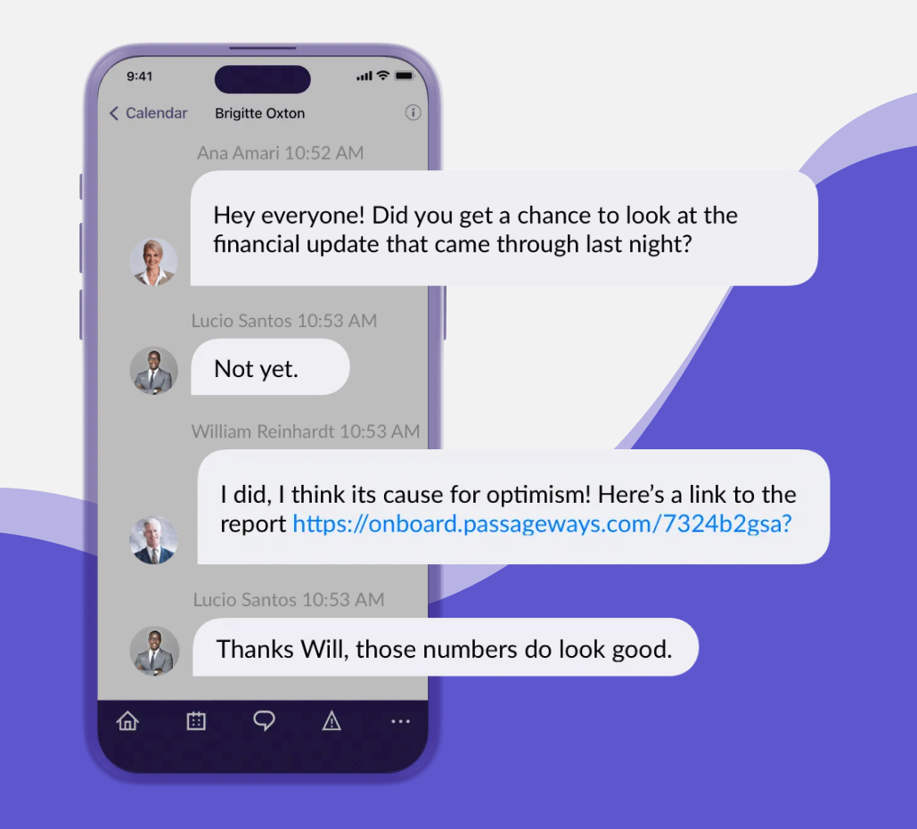 In App Messager Screenshot